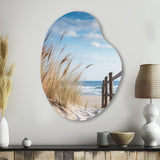 Tranquility Path To Dune Beach III - Asymmetric Metal Wall Art