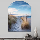 Path To The Beach II - Asymmetric Metal Wall Art