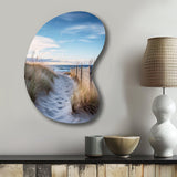 Path To The Beach II - Asymmetric Metal Wall Art