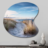 Path To The Beach II - Asymmetric Metal Wall Art