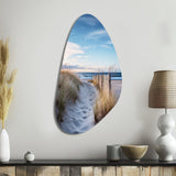 Path To The Beach II - Asymmetric Metal Wall Art