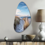 Path To The Beach II - Asymmetric Metal Wall Art