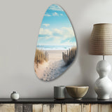 Path To The Beach III - Asymmetric Metal Wall Art