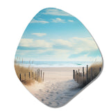 Path To The Beach III - Asymmetric Metal Wall Art