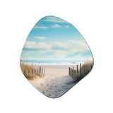 Path To The Beach III - Asymmetric Metal Wall Art