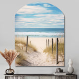 Path To The Beach VI - Asymmetric Metal Wall Art