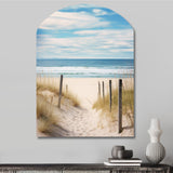 Path To The Beach VI - Asymmetric Metal Wall Art