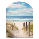 Path To The Beach VI - Asymmetric Metal Wall Art