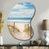 Path To The Beach VI - Asymmetric Metal Wall Art