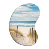 Path To The Beach VI - Asymmetric Metal Wall Art