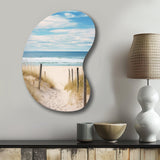 Path To The Beach VI - Asymmetric Metal Wall Art