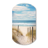 Path To The Beach VI - Asymmetric Metal Wall Art