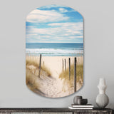 Path To The Beach VI - Asymmetric Metal Wall Art