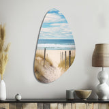 Path To The Beach VI - Asymmetric Metal Wall Art