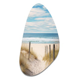 Path To The Beach VI - Asymmetric Metal Wall Art