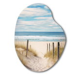 Path To The Beach VI - Asymmetric Metal Wall Art