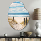 Path To The Beach VI - Asymmetric Metal Wall Art