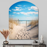 Bath To The Ocean I - Asymmetric Metal Wall Art