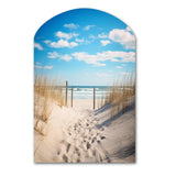 Bath To The Ocean I - Asymmetric Metal Wall Art