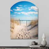 Bath To The Ocean I - Asymmetric Metal Wall Art