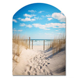 Bath To The Ocean I - Asymmetric Metal Wall Art