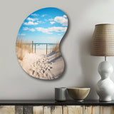 Bath To The Ocean I - Asymmetric Metal Wall Art