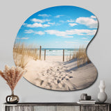 Bath To The Ocean I - Asymmetric Metal Wall Art