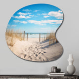 Bath To The Ocean I - Asymmetric Metal Wall Art