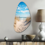 Bath To The Ocean I - Asymmetric Metal Wall Art