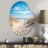 Bath To The Ocean I - Asymmetric Metal Wall Art