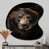 Bear Majestic Selfy I - Asymmetric Metal Wall Art