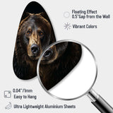 Bear Majestic Selfy I - Asymmetric Metal Wall Art