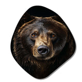 Bear Majestic Selfy I - Asymmetric Metal Wall Art