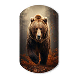 Bear Wild Majesty Bear I - Asymmetric Metal Wall Art