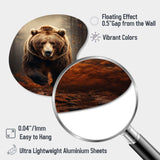 Bear Wild Majesty Bear I - Asymmetric Metal Wall Art