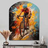 Bicycle Bold Rides I - Asymmetric Metal Wall Art