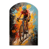 Bicycle Bold Rides I - Asymmetric Metal Wall Art