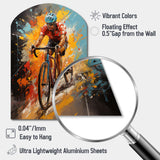 Bicycle Bold Rides I - Asymmetric Metal Wall Art