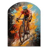 Bicycle Bold Rides I - Asymmetric Metal Wall Art