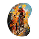 Bicycle Bold Rides I - Asymmetric Metal Wall Art