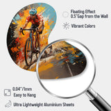 Bicycle Bold Rides I - Asymmetric Metal Wall Art