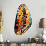 Bicycle Bold Rides I - Asymmetric Metal Wall Art