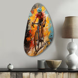 Bicycle Bold Rides I - Asymmetric Metal Wall Art