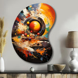 Billard Cueball Symphony An II - Asymmetric Metal Wall Art