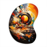 Billard Cueball Symphony An II - Asymmetric Metal Wall Art