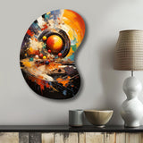 Billard Cueball Symphony An II - Asymmetric Metal Wall Art