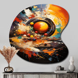 Billard Cueball Symphony An II - Asymmetric Metal Wall Art