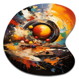 Billard Cueball Symphony An II - Asymmetric Metal Wall Art