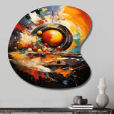 Billard Cueball Symphony An II - Asymmetric Metal Wall Art