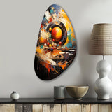 Billard Cueball Symphony An II - Asymmetric Metal Wall Art